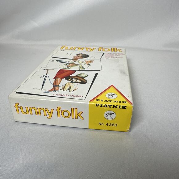 VINTAGE 1965 PIATNIK FUNNY FOLK MISFITS No4363 ***COMPLETE*** - Picture 2 of 7